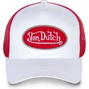 cappellino-trucker-bianco-e-rosso-bmwhred2-di-von-dutch