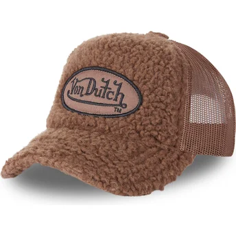 cappellino-trucker-marrone-in-montone-fur2-di-von-dutch