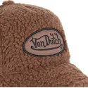 cappellino-trucker-marrone-in-montone-fur2-di-von-dutch