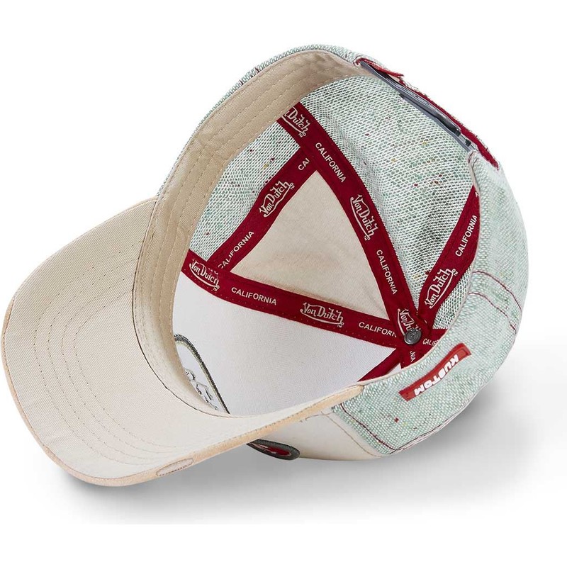 von-dutch-curved-brim-kys-white-and-beige-snapback-cap