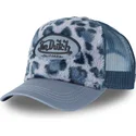 casquette-trucker-bleue-poil3-von-dutch
