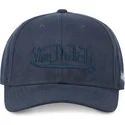 cappellino-curvo-blu-marino-snapback-suedine1-di-von-dutch