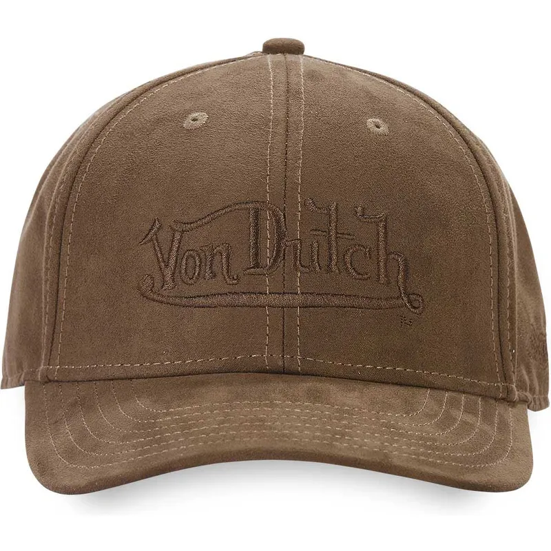 von-dutch-suedine3-morkebrun-buet-snapback-cap