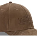 gorra-curva-marron-oscuro-snapback-suedine3-de-von-dutch