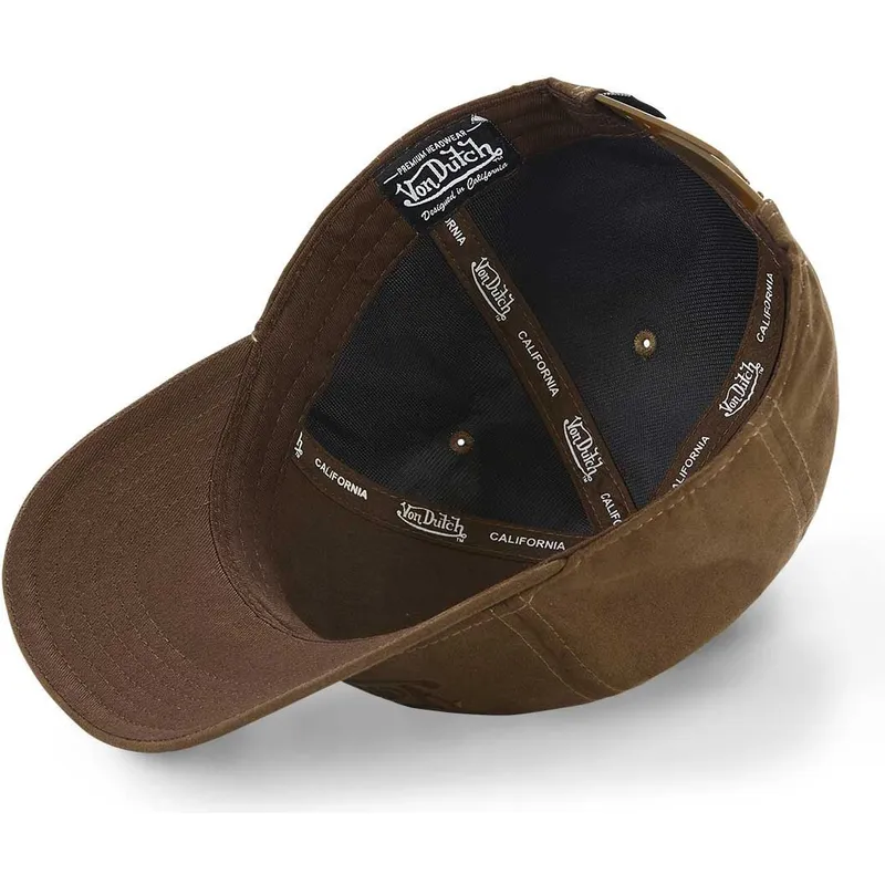 gorra-curva-marron-oscuro-snapback-suedine3-de-von-dutch