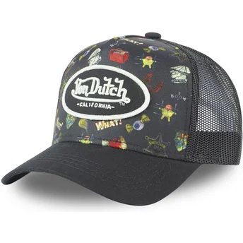 Von Dutch sort trucker kasket Tattoo TAT01