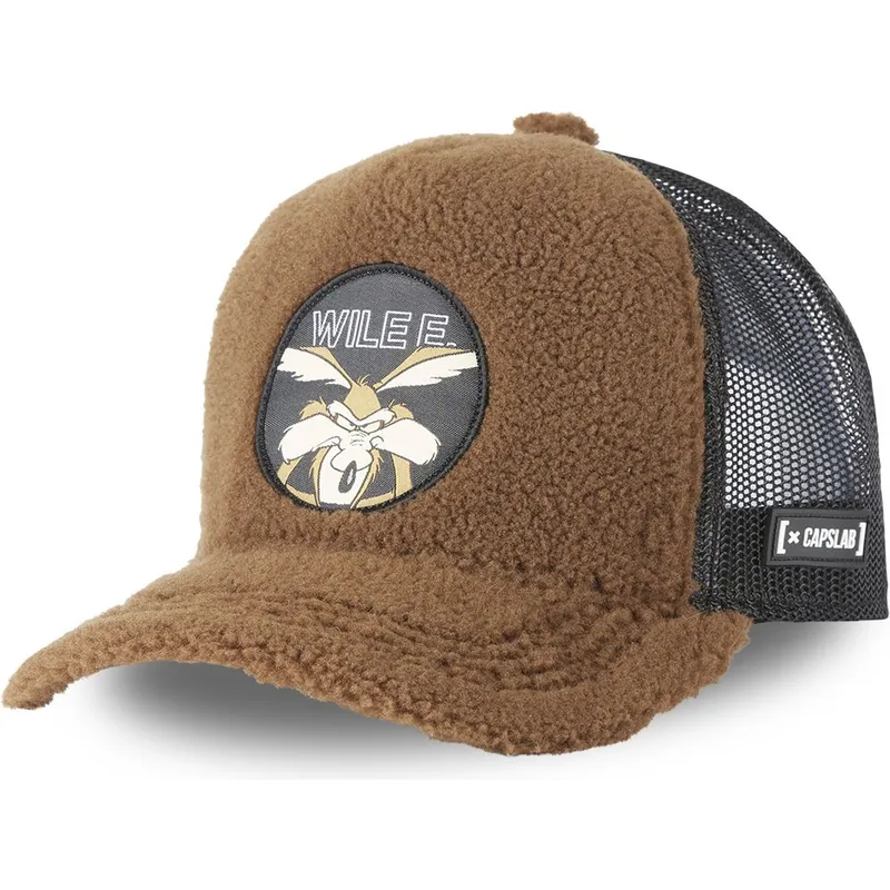 cappelli-curva-marrone-snapback-coyote-looney-tunes-di-capslab cappelli-curva-marrone-snapback-coyote-looney-tunes-di-capslab