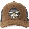 mutzen-gebogen-braun-snapback-kojote-looney-tunes-von-capslab