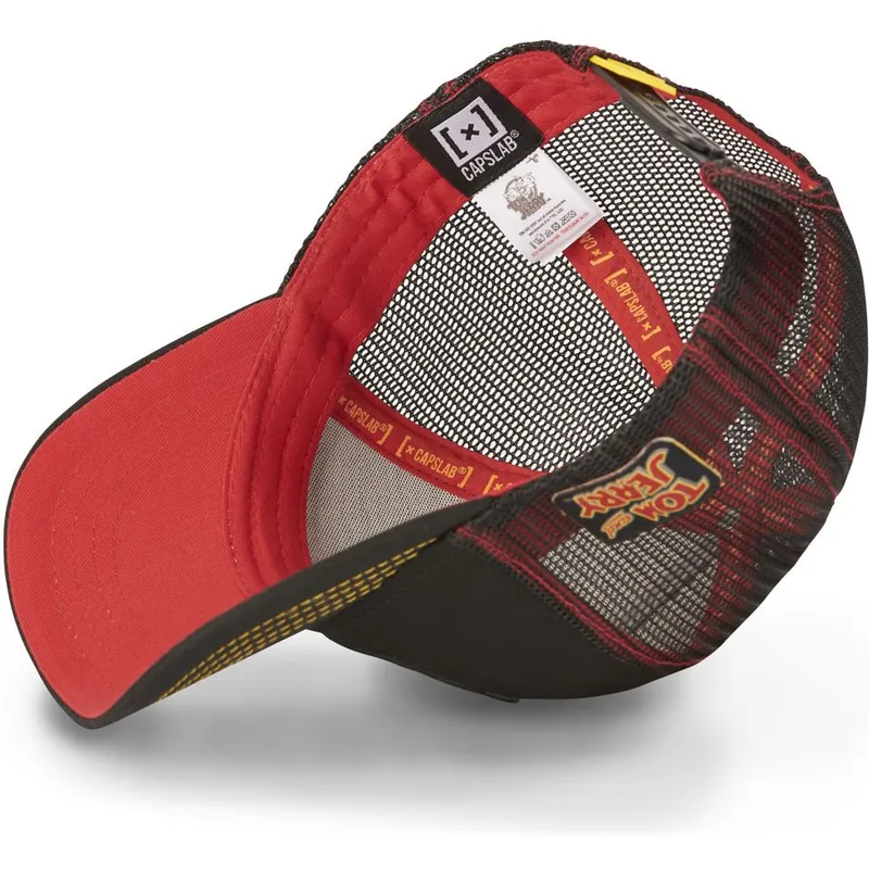 cappelli-curva-nero-snapback-tom-e-jerry-looney-tunes-di-capslab