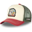 beige-gron-og-rod-trucker-kasket-tom-og-jerry-tj2-looney-tunes-fra-capslab