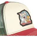 capslab-tom-and-jerry-tj2-looney-tunes-beige-red-and-green-trucker-hat