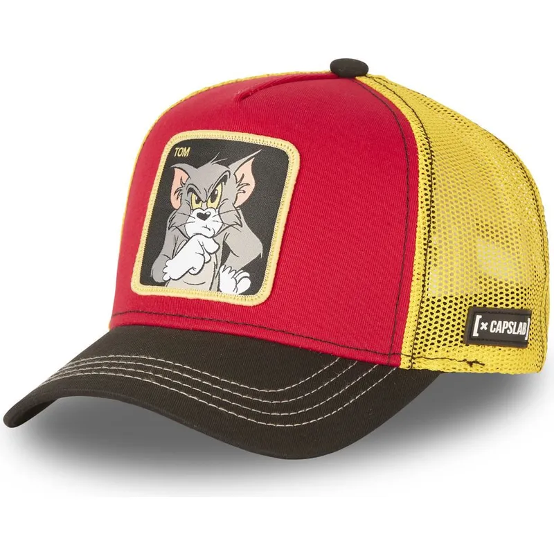 cappelli-curva-rosso-snapback-tom-looney-tunes-di-capslab