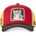 cappellino-trucker-rosso-giallo-e-nero-tom-to4-looney-tunes-di-capslab