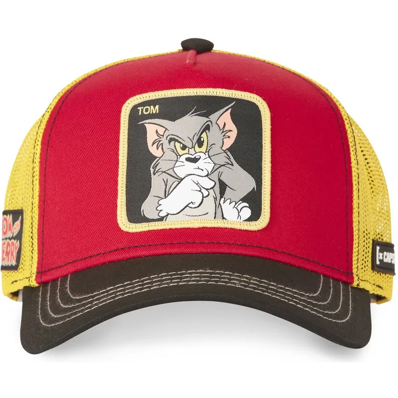 cappelli-curva-rosso-snapback-tom-looney-tunes-di-capslab