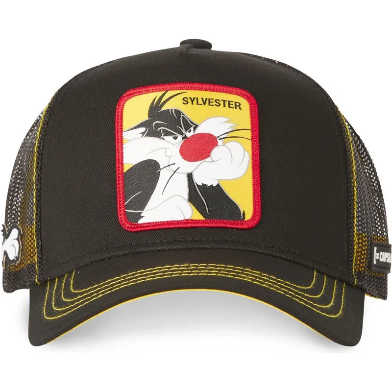 cappelli-curva-nero-snapback-silvestre-looney-tunes-di-capslab