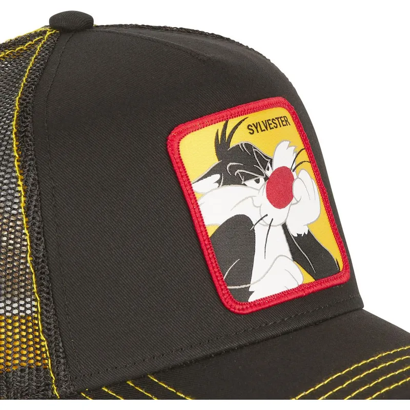 cappelli-curva-nero-snapback-silvestre-looney-tunes-di-capslab