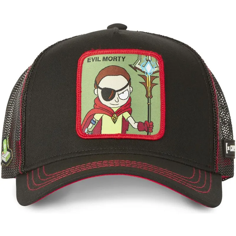 cappelli-curva-nero-snapback-morty-smith-rick-e-morty-di-capslab