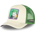 berretto-trucker-beige-e-verde-joker-dc5-jok2-dc-comics-di-capslab