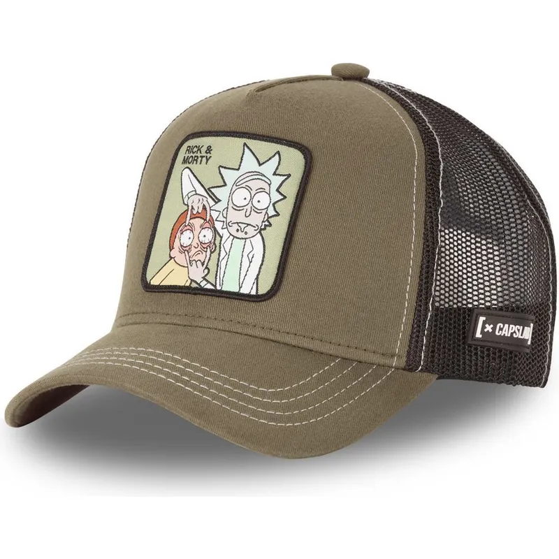 mutzen-gebogen-braun-snapback-rick-und-morty-rick-und-morty-von-capslab mutzen-gebogen-braun-snapback-rick-und-morty-rick-und-morty-von-capslab
