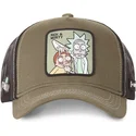 mutzen-gebogen-braun-snapback-rick-und-morty-rick-und-morty-von-capslab