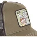 cappelli-curva-marrone-snapback-rick-e-morty-rick-e-morty-di-capslab