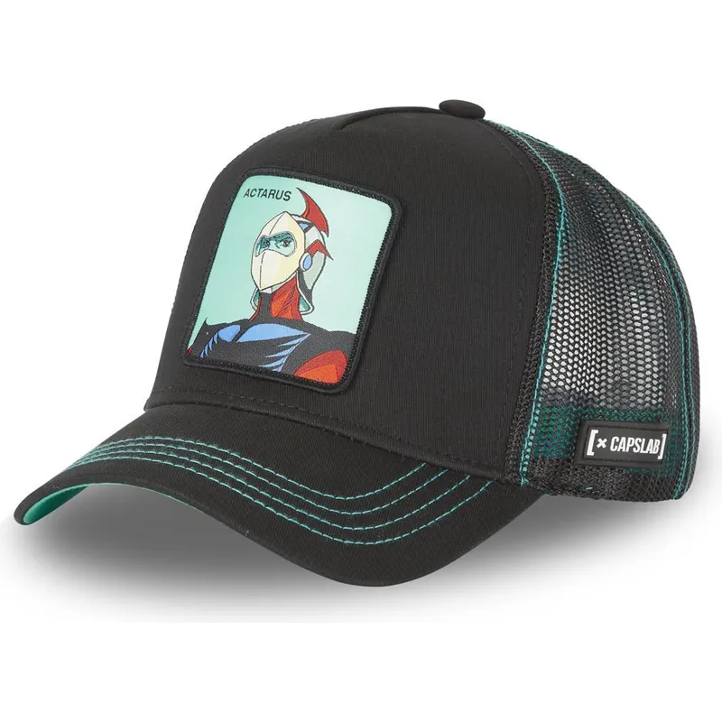cappellino-trucker-nero-daisuke-duke-fleed-cas-act1-robot-grendizer-di-capslab