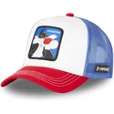 capslab-looney-tunes-silvestre-sy2-weisse-blaue-und-rote-trucker-kappe