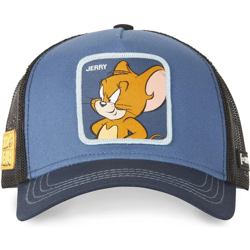 cappelli-curva-blu-marino-snapback-jerry-looney-tunes-di-capslab cappelli-curva-blu-marino-snapback-jerry-looney-tunes-di-capslab