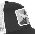 cappellino-trucker-nero-e-bianco-daffy-duck-da2-looney-tunes-di-capslab