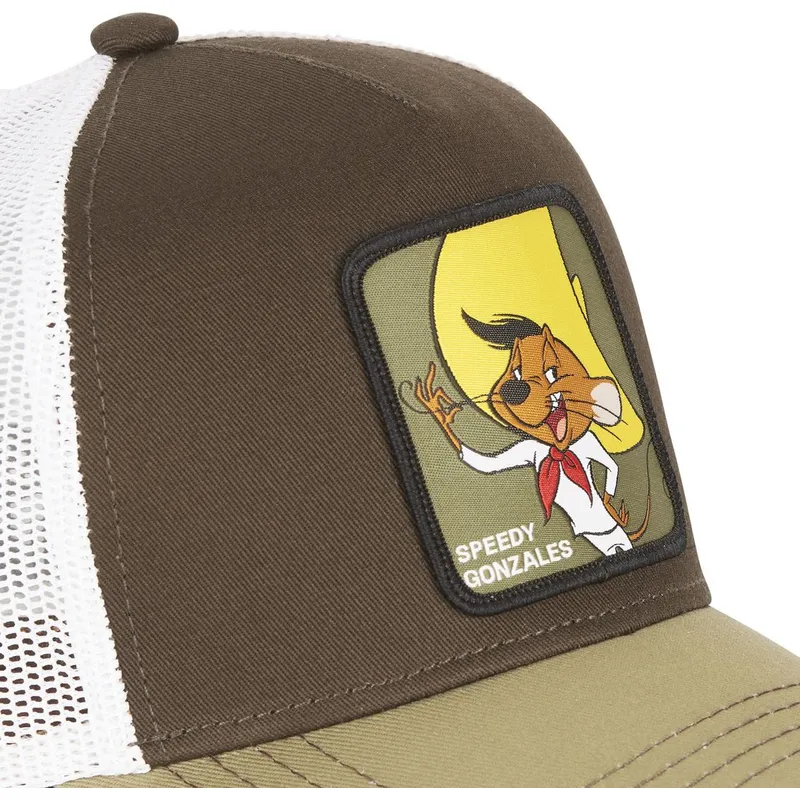 cappelli-curva-marrone-snapback-speedy-gonzales-looney-tunes-di-capslab