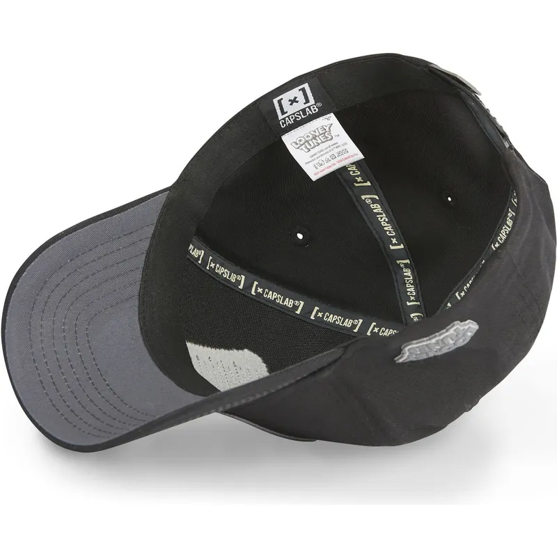 schwarze-gebogene-snapback-kappe-bugs-bunny-bu5-looney-tunes-von-capslab