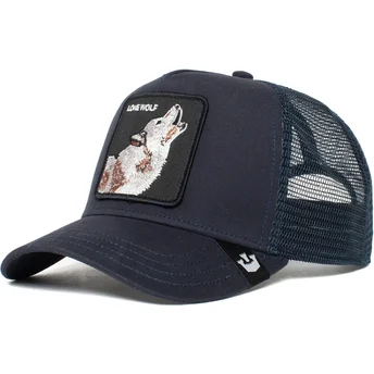 czapka-trucker-ciemnoniebieska-wilk-wolf-goorin-bros