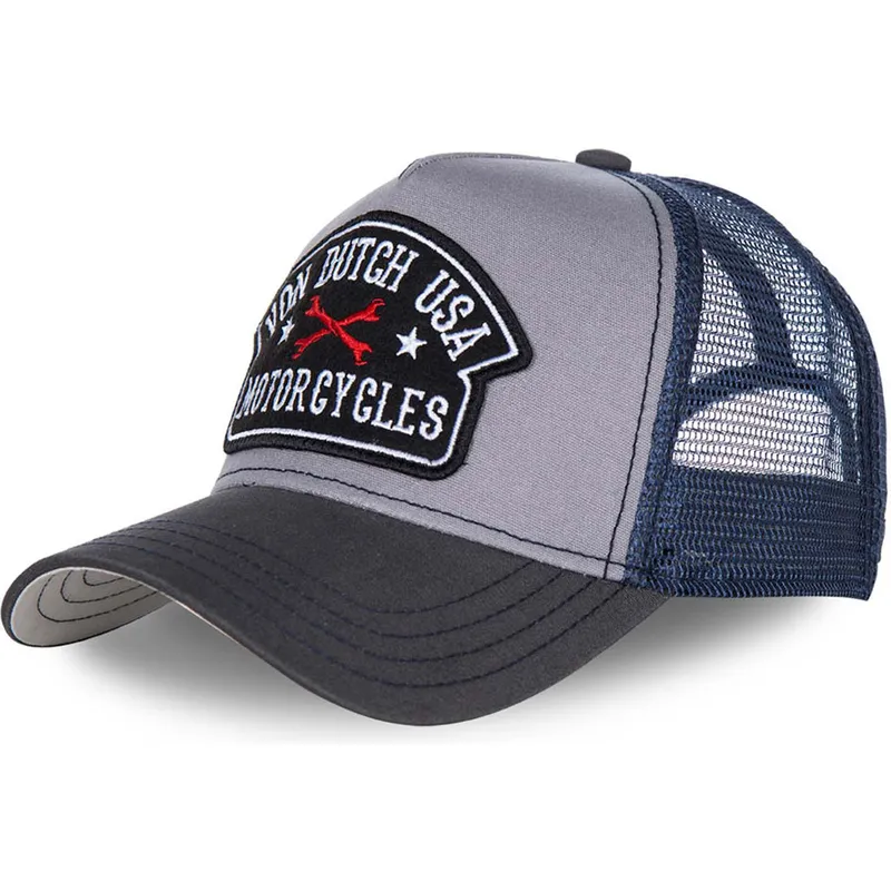 cappelli-curva-grigio-snapback-di-von-dutch cappelli-curva-grigio-snapback-di-von-dutch