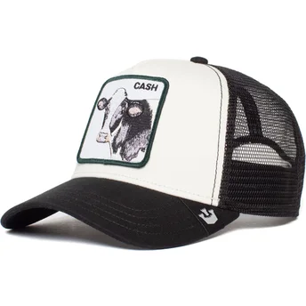 gorra-trucker-bianca-e-nera-mucca-cash-cow-di-goorin-bros
