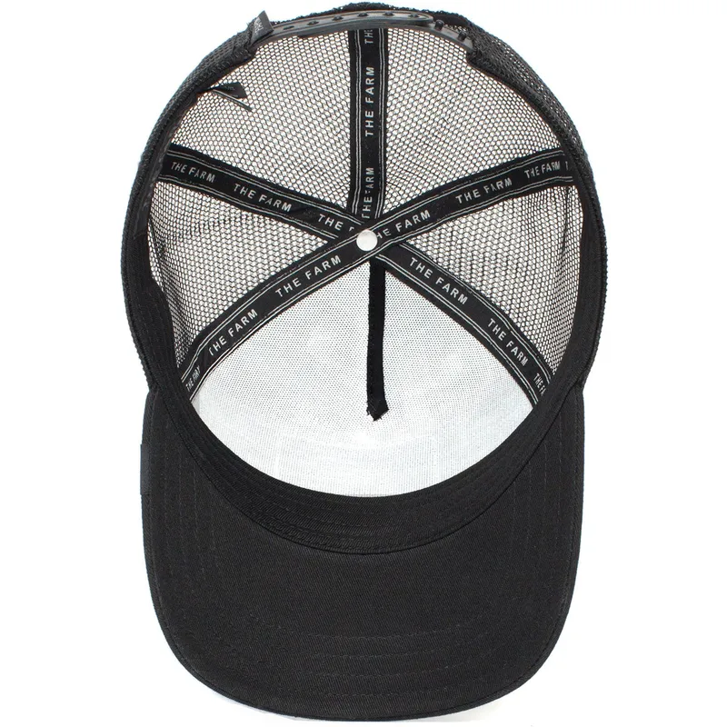 cappellino-trucker-bianco-e-nero-mucca-cash-cow-di-goorin-bros