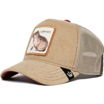 Goorin Bros. Capybara Low Key Best Mate The Farm Brown Trucker Hat