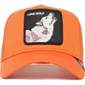 gorra-trucker-naranja-lobo-the-lone-wolf-the-farm-de-goorin-bros