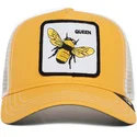 cappello-trucker-giallo-e-bianco-ape-the-queen-bee-the-farm-di-goorin-bros