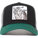 gorra-trucker-nera-e-verde-tigre-the-white-tiger-the-farm-di-goorin-bros