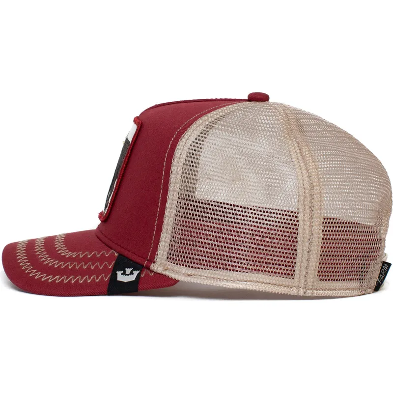 cappelli-curva-rosso-snapback-the-farm-di-goorin-bros