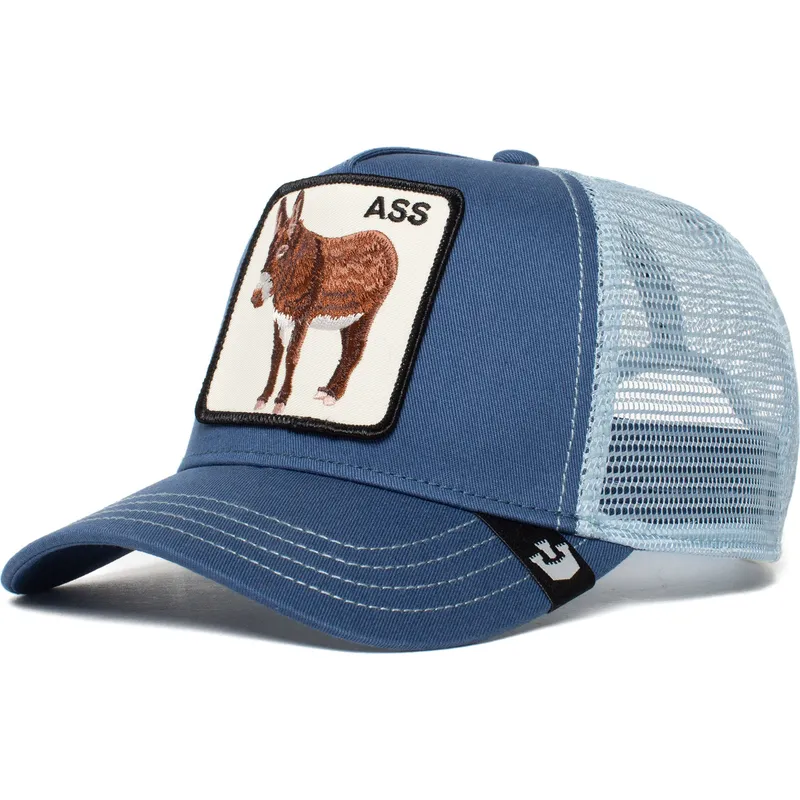 mutzen-gebogen-blau-snapback-the-farm-von-goorin-bros mutzen-gebogen-blau-snapback-the-farm-von-goorin-bros