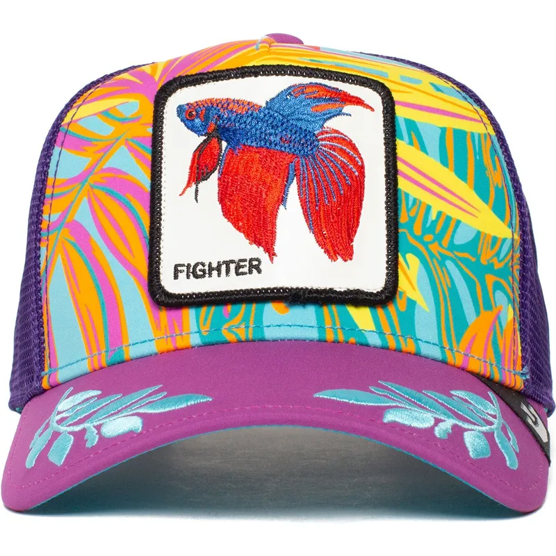 cappelli-curva-viola-snapback-pez-luchador-dei-siam-fighter-even-betta-the-farm-the-farm-di-goorin-bros