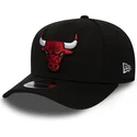 cappellino-curvo-nero-snapback-9fifty-stretch-snap-di-chicago-bulls-nba-di-new-era