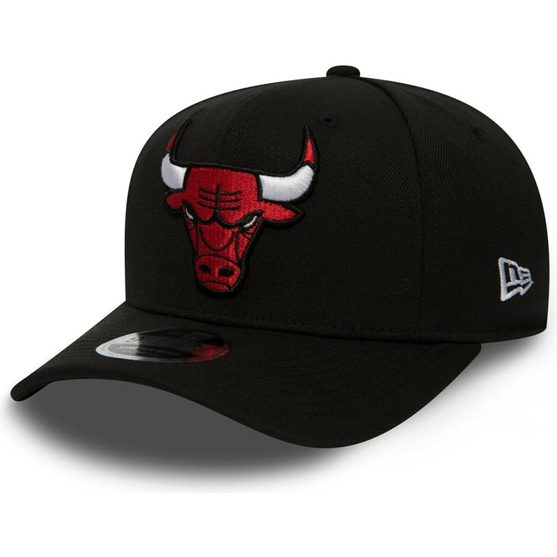 new-era-curved-brim-9fifty-stretch-snap-chicago-bulls-nba-black-snapback-cap