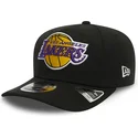 cappellino-curvo-nero-snapback-9fifty-stretch-snap-dei-los-angeles-lakers-nba-di-new-era