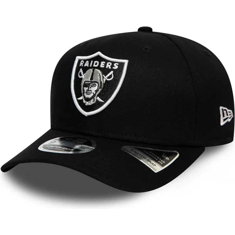 cappellino-curvo-nero-snapback-9fifty-team-stretch-snap-dei-las-vegas-raiders-nfl-di-new-era