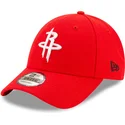 czerwona-regulowana-czapka-z-zakrzywionym-daszkiem-9forty-the-league-houston-rockets-nba-new-era