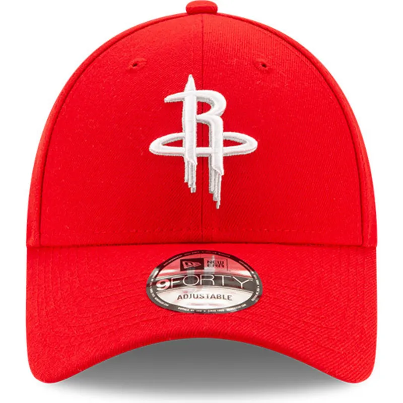 czerwona-regulowana-czapka-z-zakrzywionym-daszkiem-9forty-the-league-houston-rockets-nba-new-era