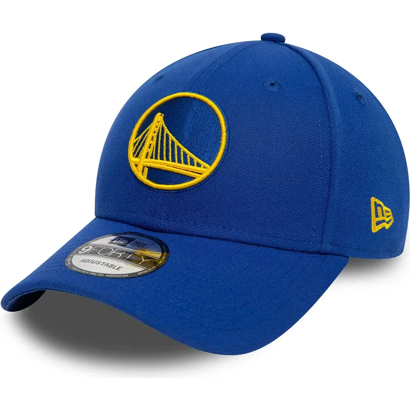 cappellino-curvo-blu-regolabile-9forty-the-league-di-golden-state-warriors-nba-di-new-era