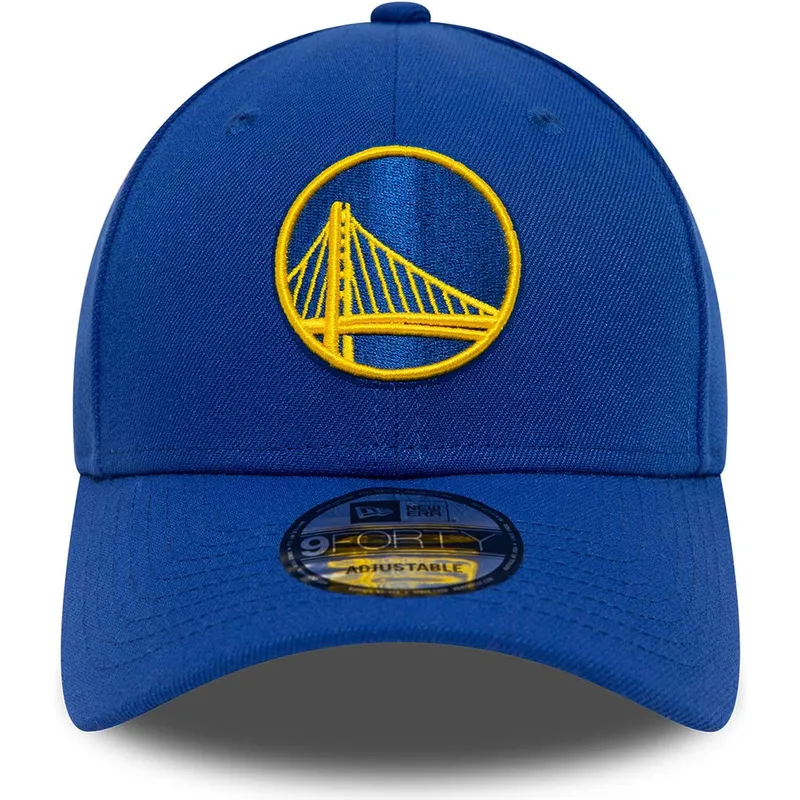 cappellino-curvo-blu-regolabile-9forty-the-league-di-golden-state-warriors-nba-di-new-era